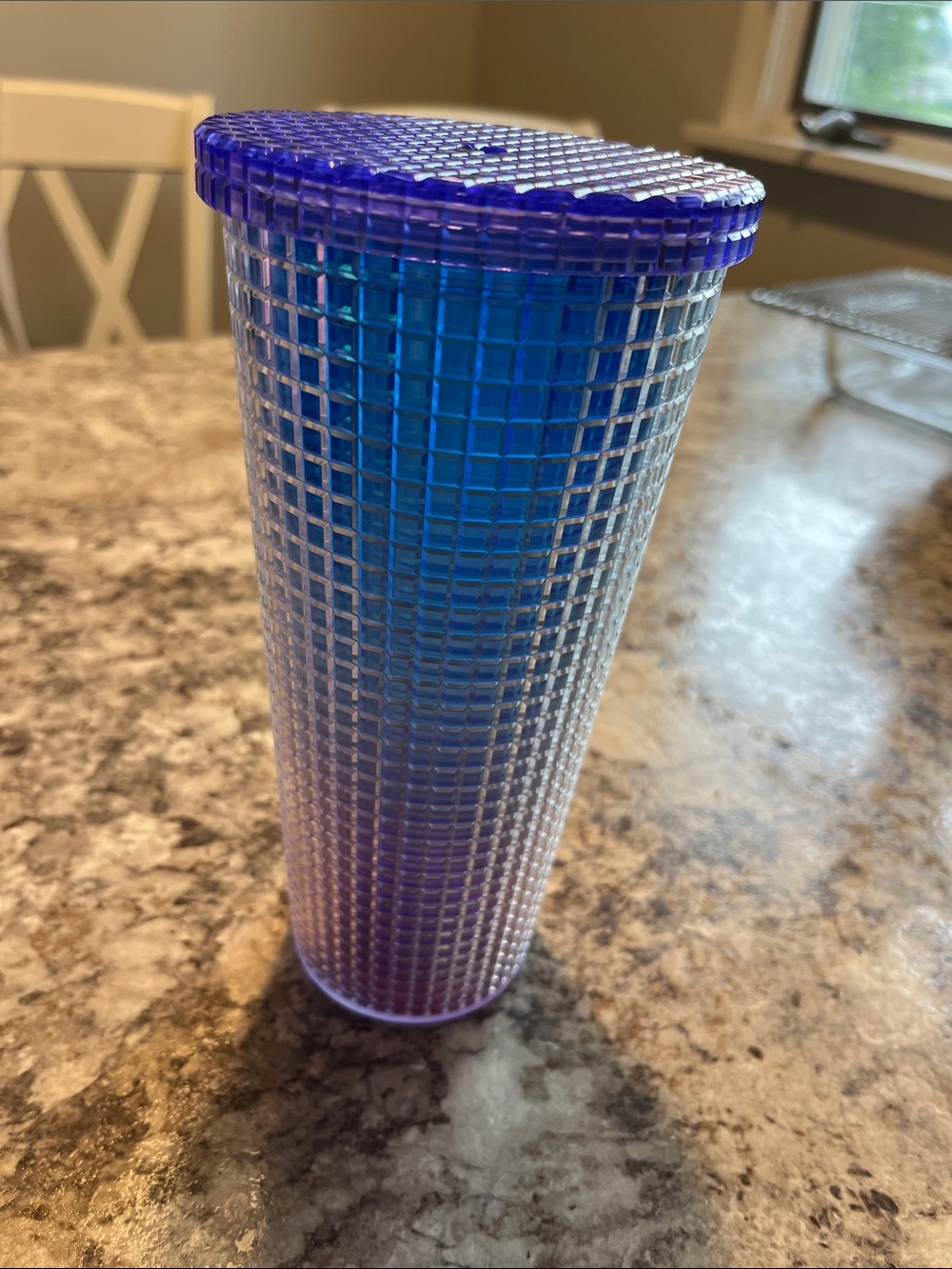 Blue Gradient Textured Tumbler Cup - Home Accents